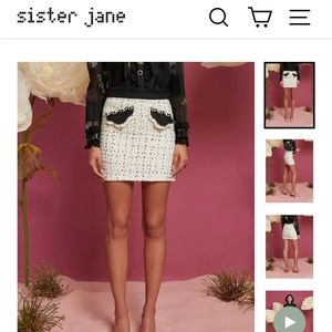 Sister Jane DREAM Celeste Tweed Mini Skirt